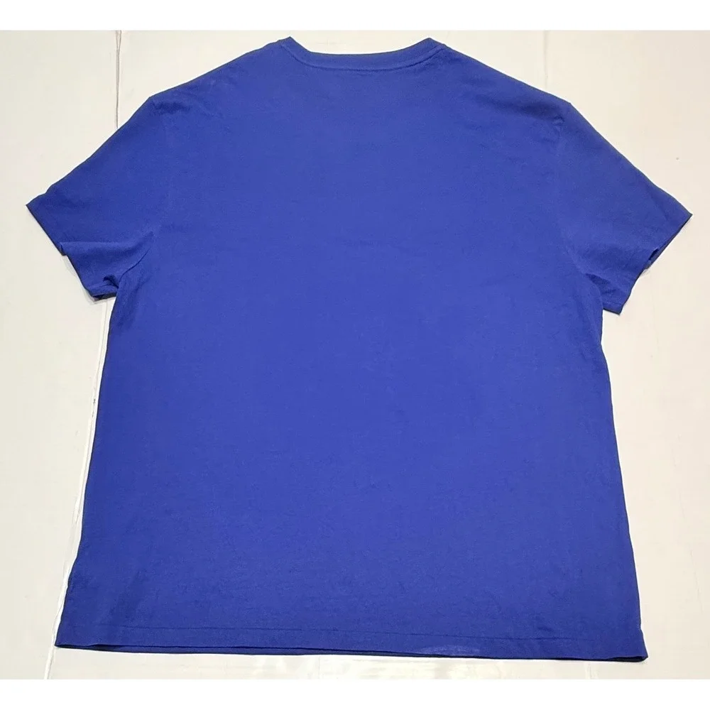 Polo Ralph Lauren Mens XL Royal Blue Classic Fit Short Sleeve Pony Logo T-Shirt